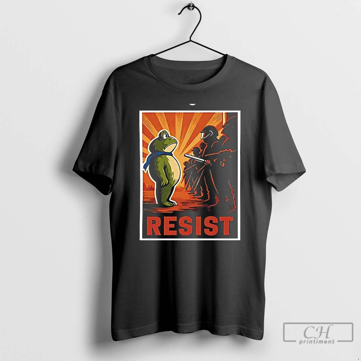 Premium Portland Frog Protest Resist T Shirts - clothing by TeeHivey.com