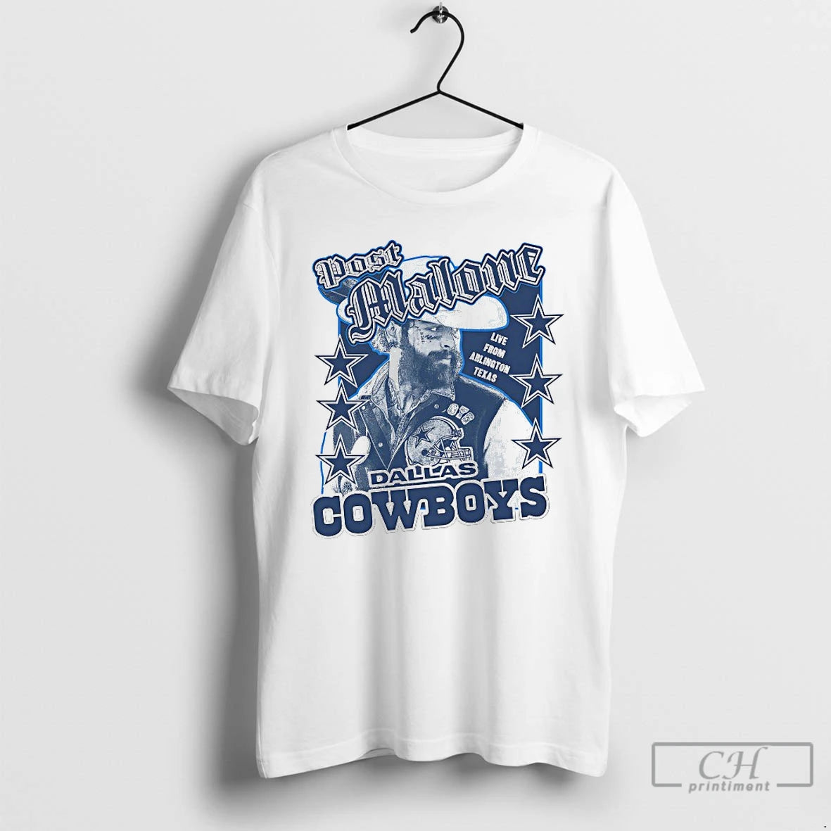 Premium Post Malone Dallas Cowboys Live From Arlington Texas - clothing by TeeHivey.com