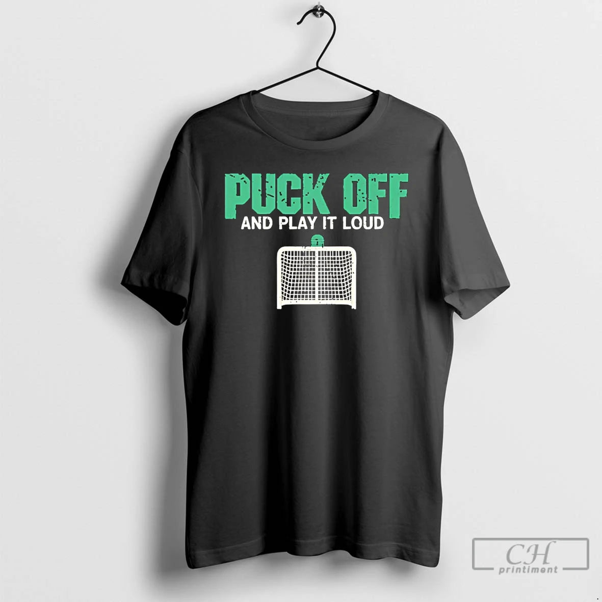 Premium Puck Off And Play It Loud T Shirts - clothing by TeeHivey.com