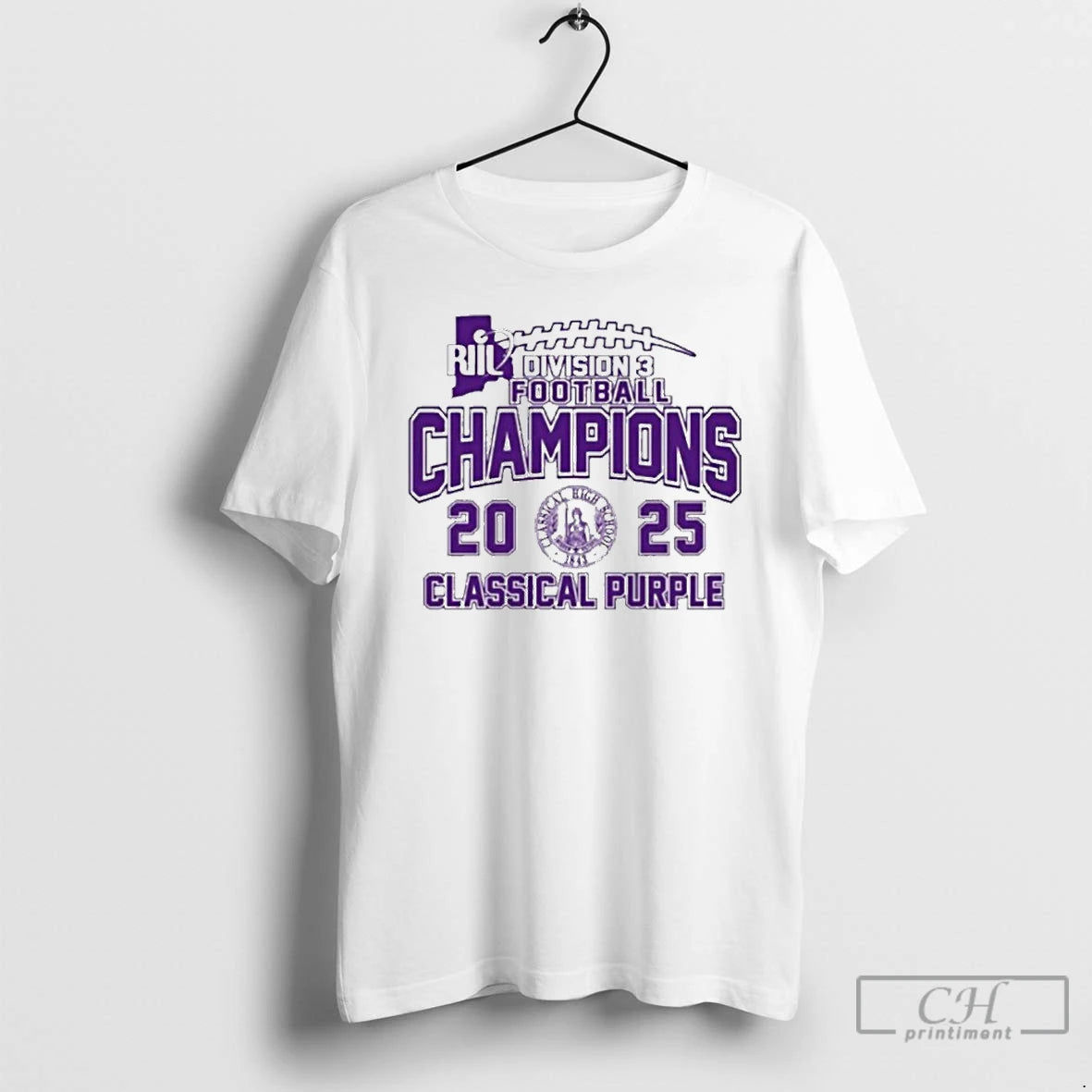 Premium Purple 2025 Riil Division 3 Football Champions Ornaments - clothing by TeeHivey.com