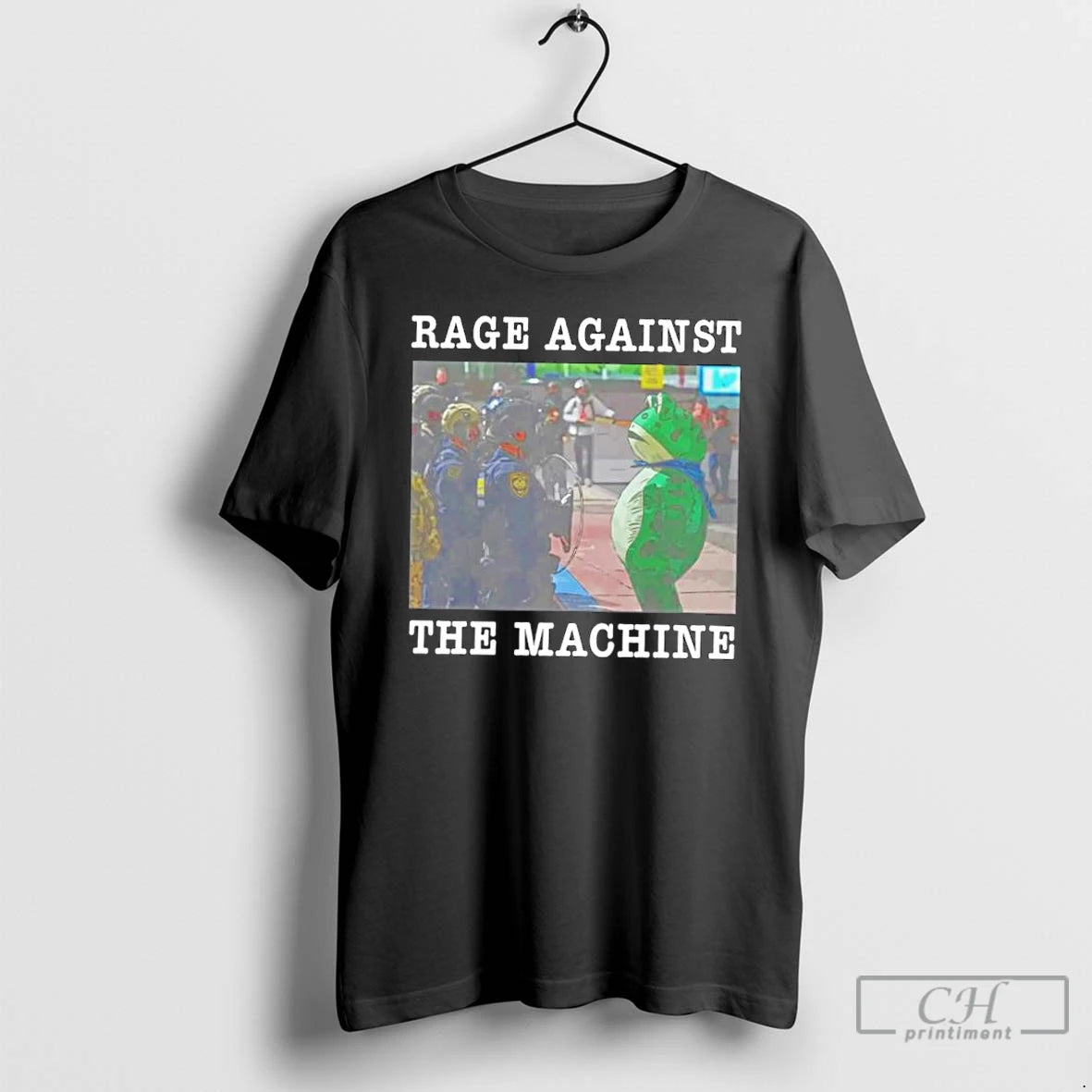 Premium Rage Against The Machine Portland Frog T Shirts - clothing by TeeHivey.com