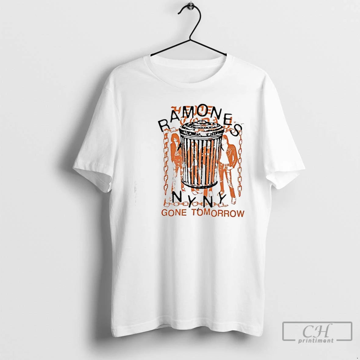 Premium Ramones Nyny Gone Tomorrow Band Graphic T Shirts - clothing by TeeHivey.com