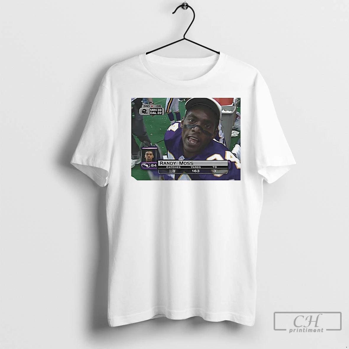 Premium Randy Moss On Thanksgiving In 1998 Celebration - clothing by TeeHivey.com