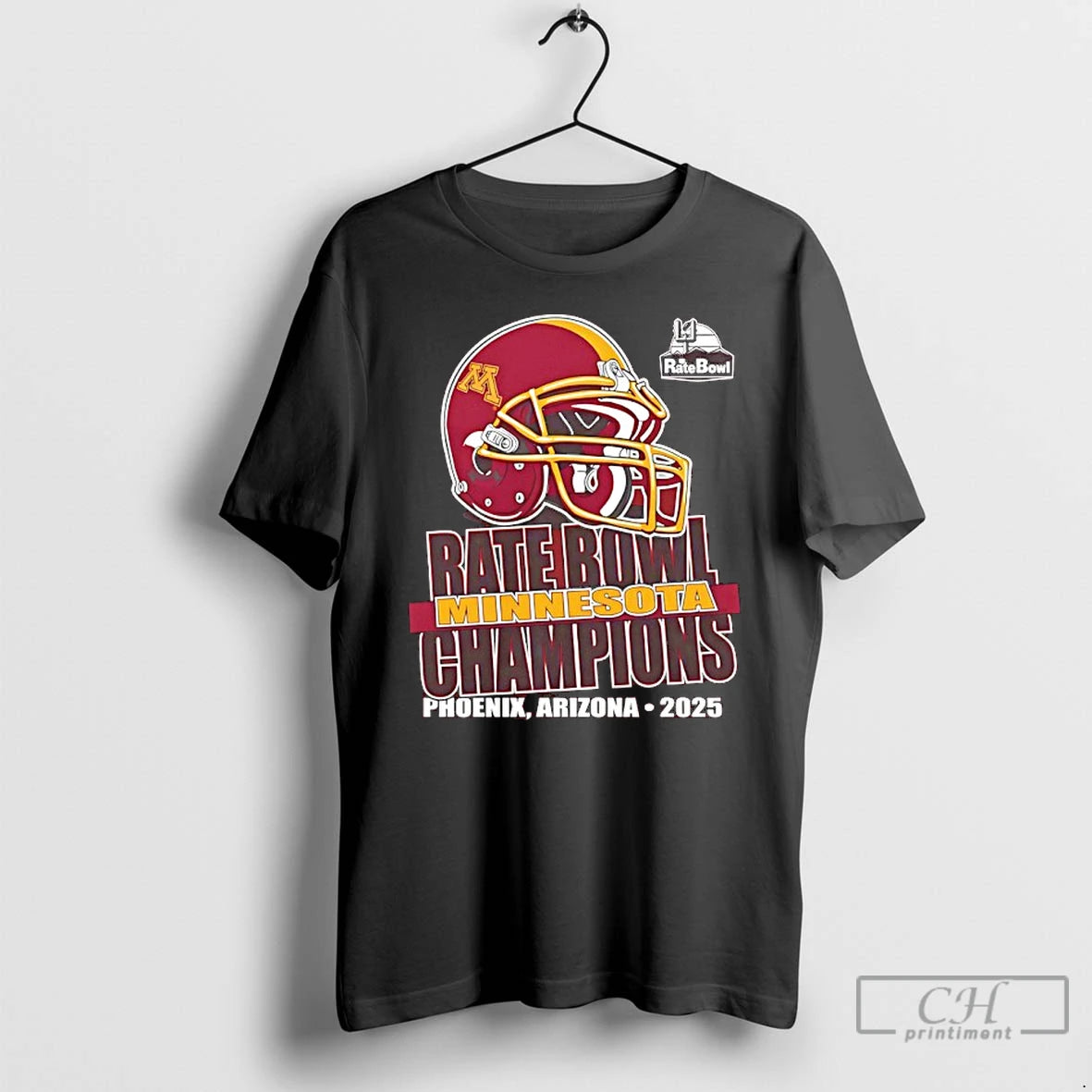 Premium Rate Bowl 2025 University Of Minnesota Golden Gophers Champions Hsirt - clothing by TeeHivey.com