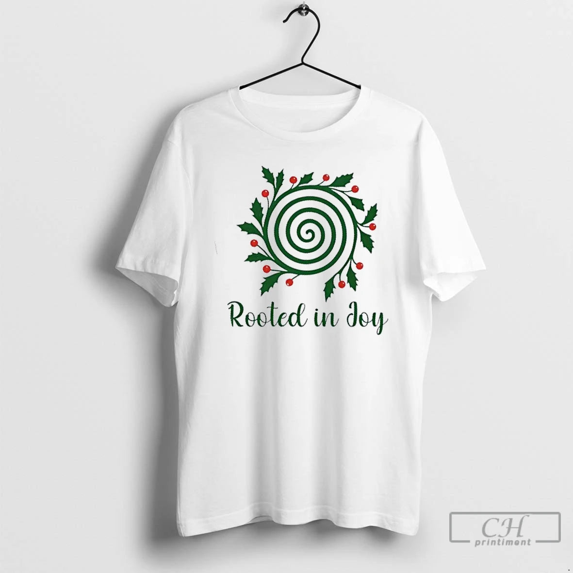 Premium Rooted In Joy Christmas T Shirts - clothing by TeeHivey.com