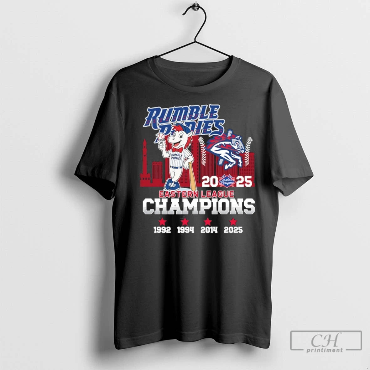 Premium Rumble Ponies Eastern League Champions Mascot City