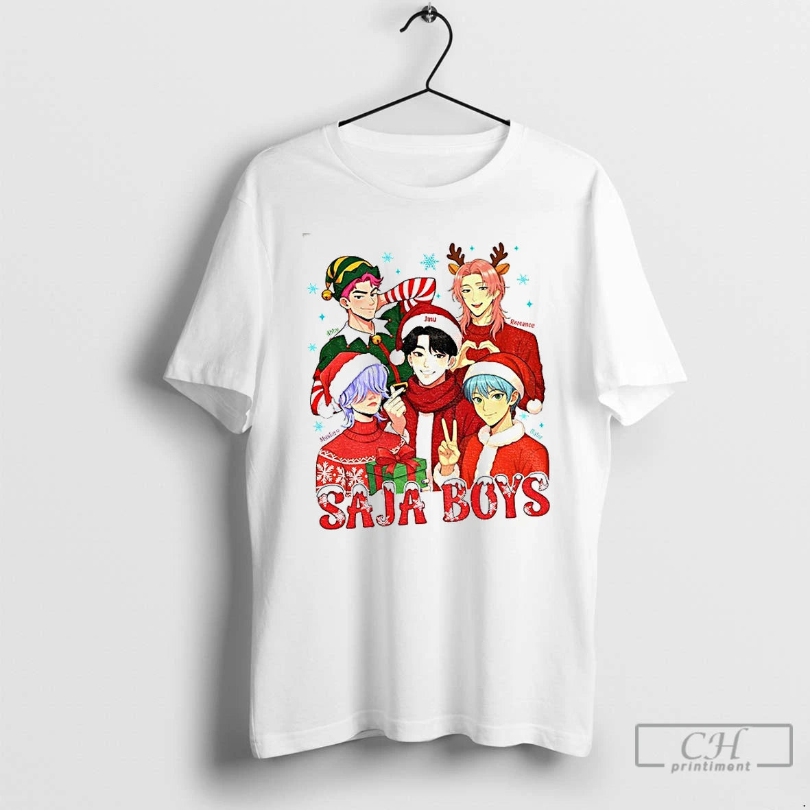 Premium Saja Boys Kpop Demon Hunters Anime Lover Gift Christmas 2025 T Shirts - clothing by TeeHivey.com