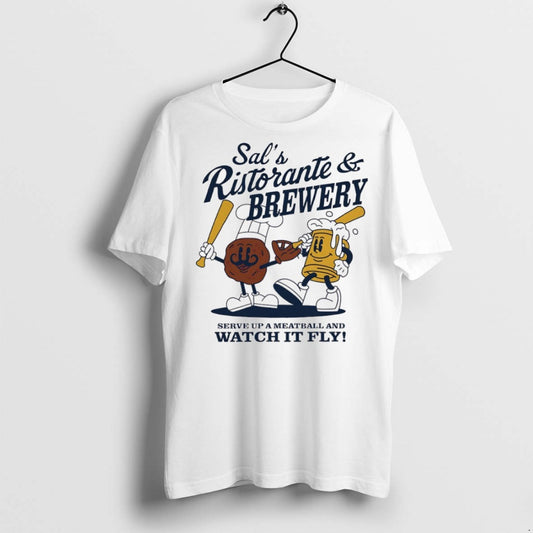 Premium Sal Frelick Milwaukee Brewers Sals Ristorante And Brewery Superstar Cartoon T Shirts - clothing by TeeHivey.com