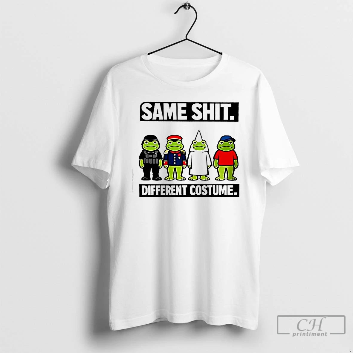 Same Shit Different Costume Frogs Graphic - clothing by TeeHivey.com
