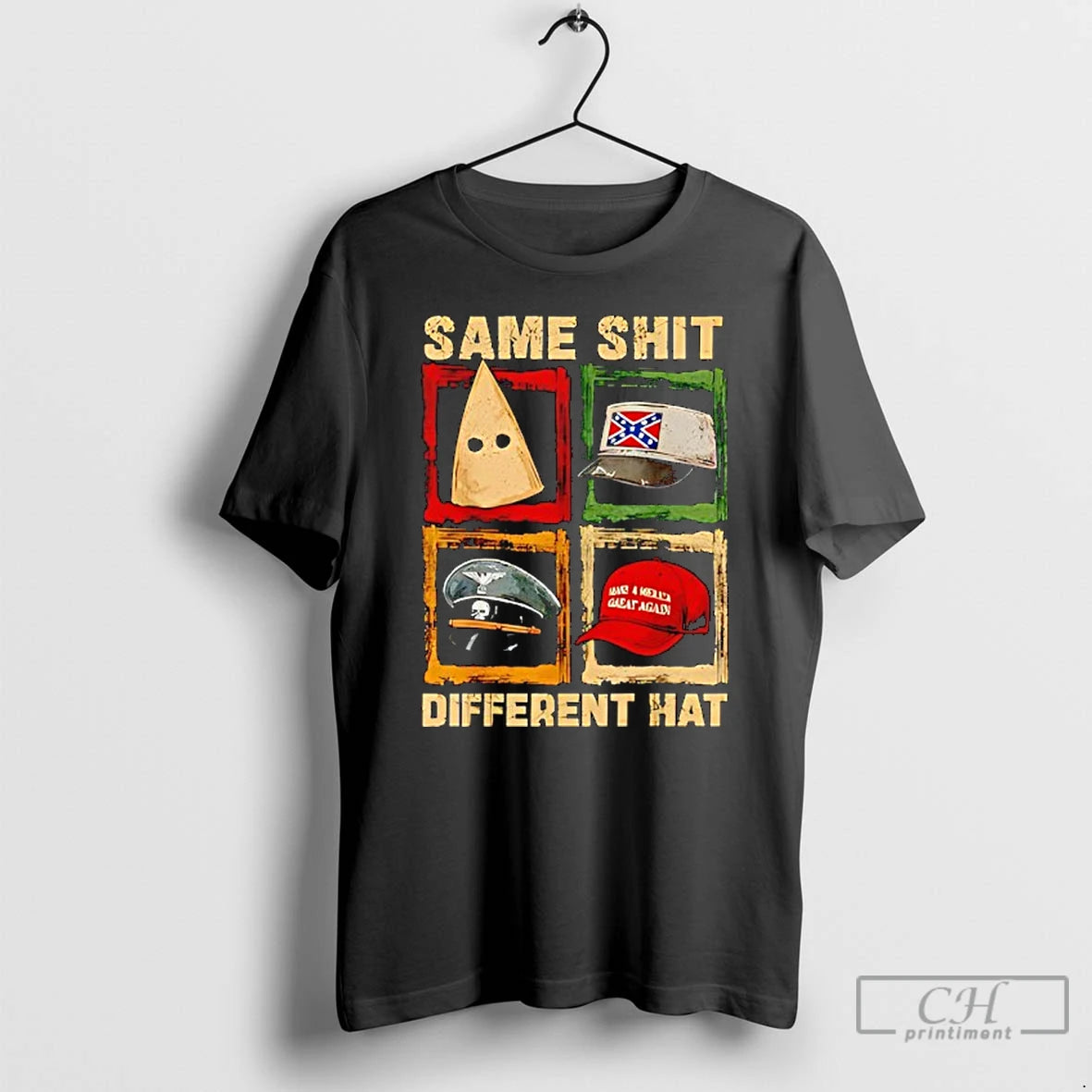 Premium Same Shit Different Hat Funny Jokes T Shirts - clothing by TeeHivey.com