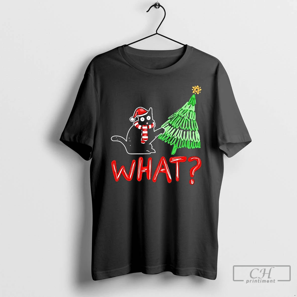 Premium Santa Cat Tree Christmas What - clothing by TeeHivey.com