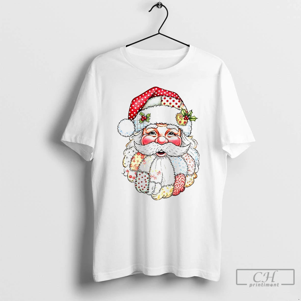 Premium Santa Claus Big Head Merry Christmas 2025 T Shirts - clothing by TeeHivey.com
