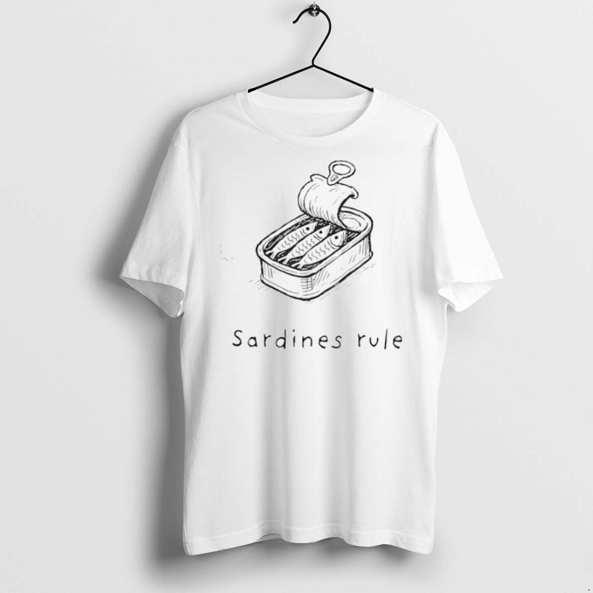 Premium Sardines Rule Fish T Shirts - clothing by TeeHivey.com