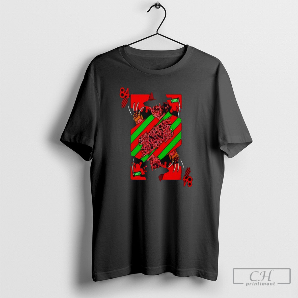 Premium Scary Freddy Krueger 84 Nightmare On Elm Street Horror Card - clothing by TeeHivey.com