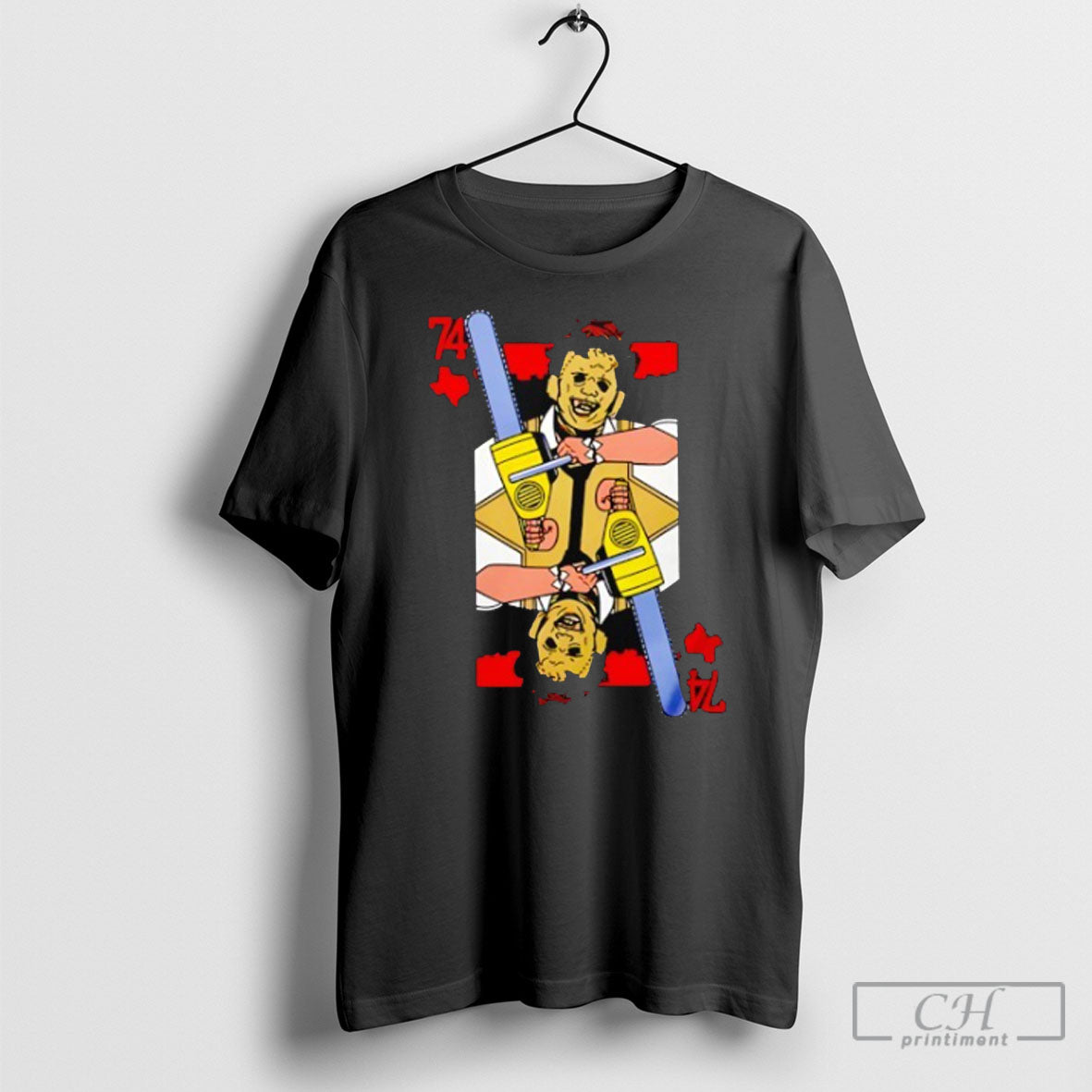 Premium Scary Leatherface 74 Texas Chainsaw Massacre Horror Card - clothing by TeeHivey.com