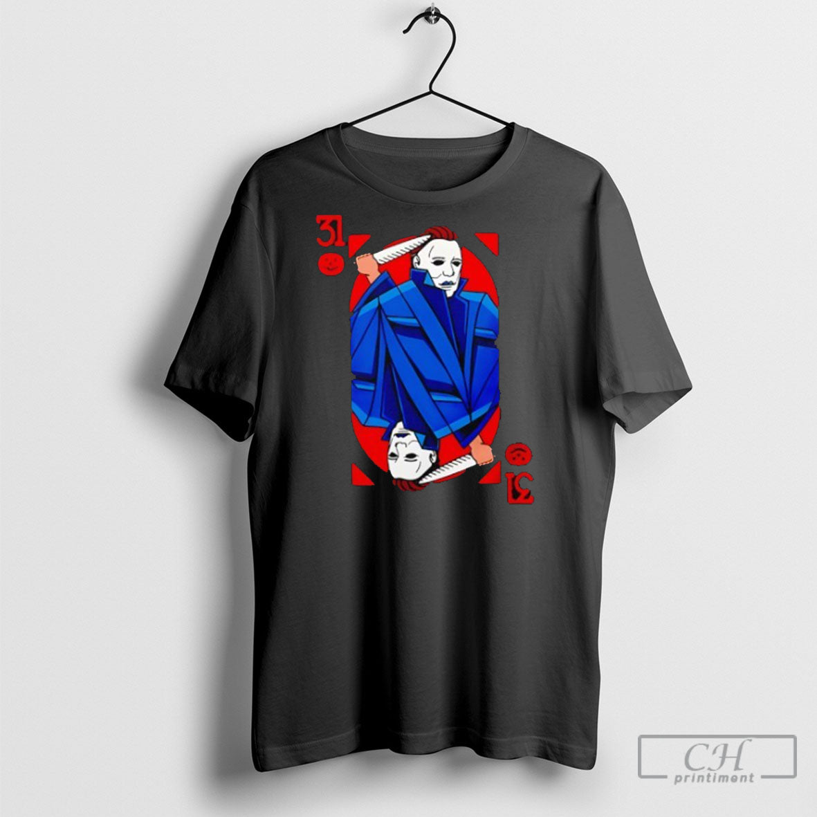 Premium Scary Michael Myers 31 Halloween Horror Card - clothing by TeeHivey.com