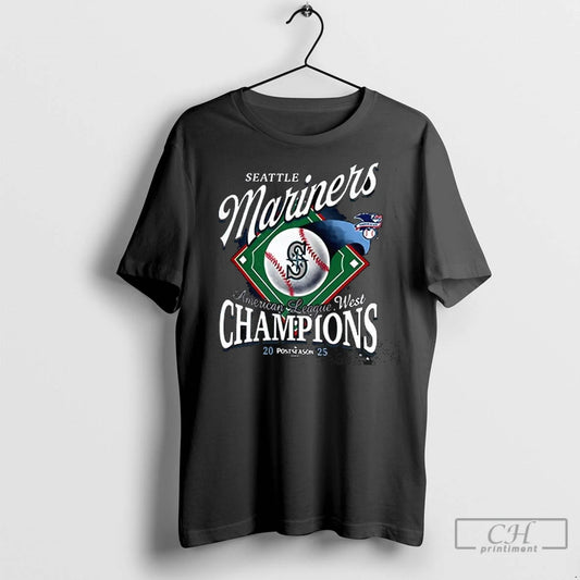 Premium Seattle Mariners 2025 Amnerican League West Division Champions