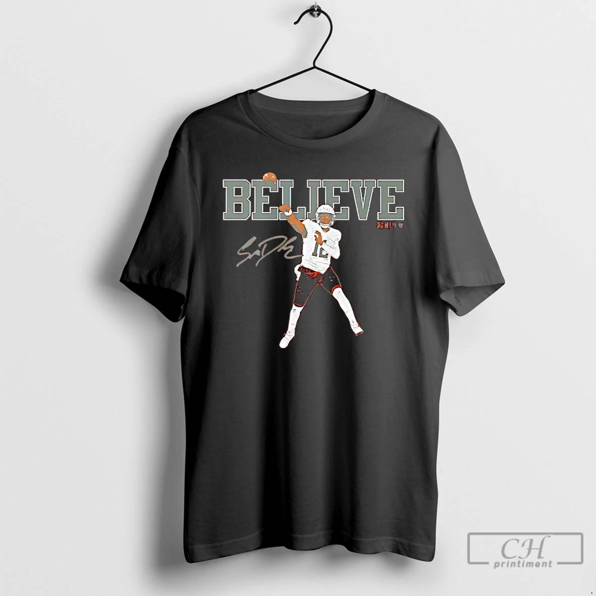 Premium Shedeur Sanders Believe Signature Player - clothing by TeeHivey.com