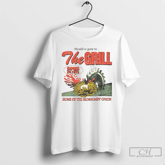 Premium Shouldve Gone To The Grill Home Of The Bloomin Onion Ornaments T Shirts - clothing by TeeHivey.com
