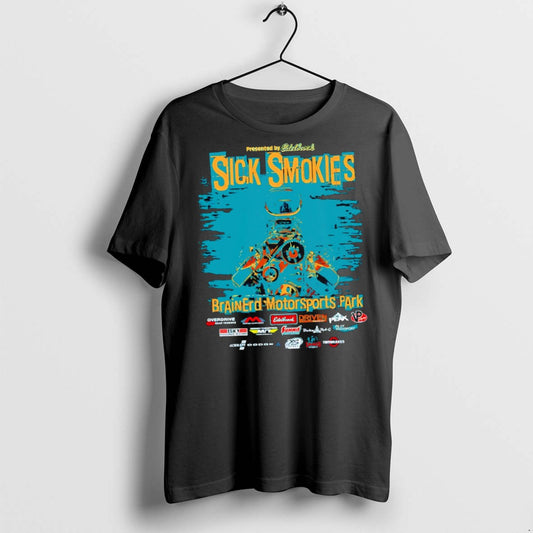 Premium Sick Smokies Brainerd Motorsports Park Edelbrock T Shirts - clothing by TeeHivey.com