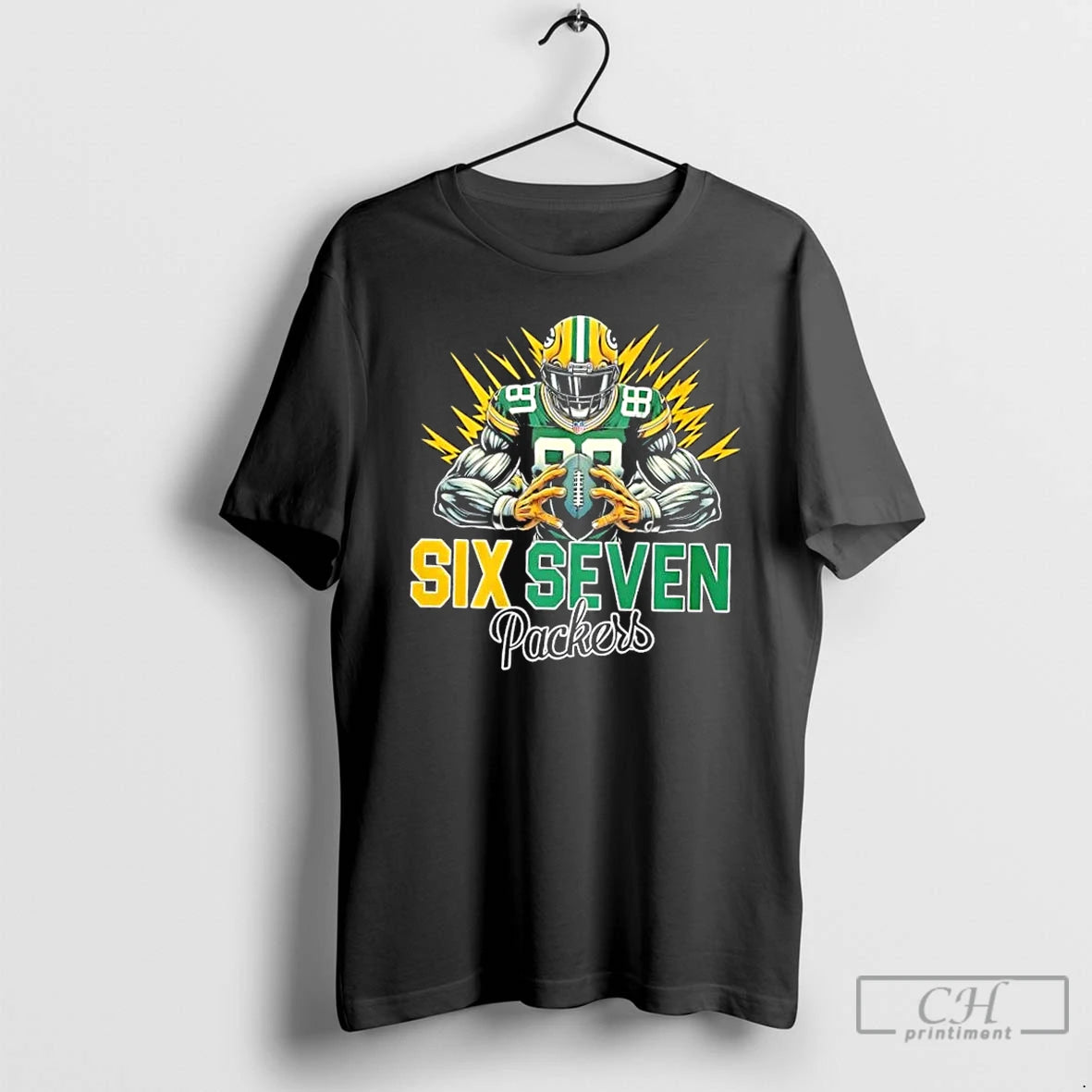 Premium Six Seven 6 7 Green Bay Packers Football Mascot - clothing by TeeHivey.com