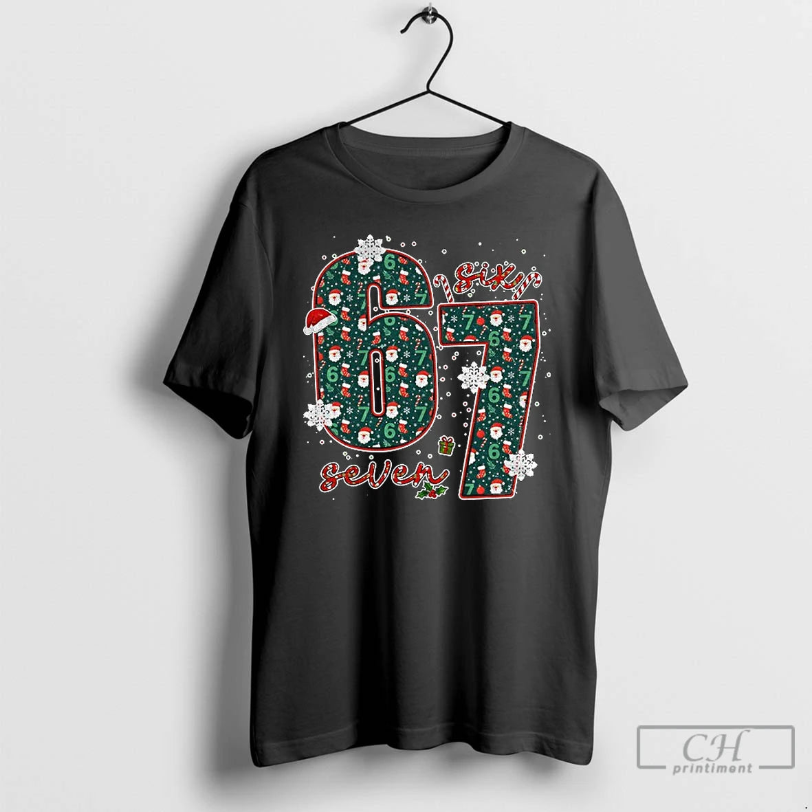 Premium Six Seven Meme Merry Christmas 2025 T Shirts - clothing by TeeHivey.com