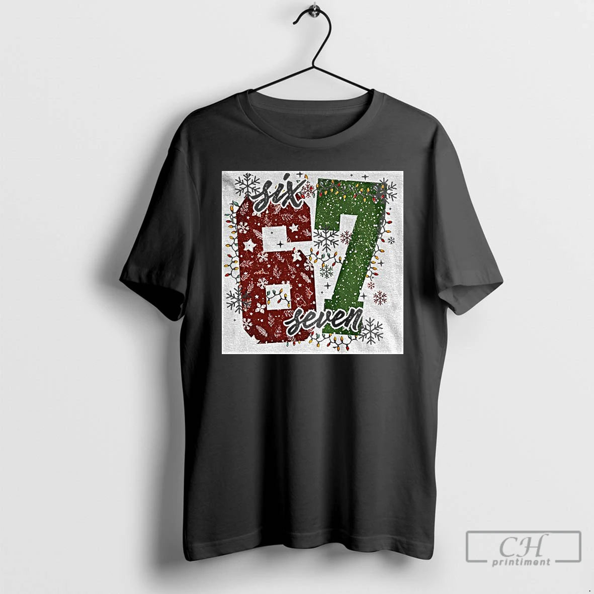 Premium Six Seven Meme Christmas 2025 T Shirts - clothing by TeeHivey.com