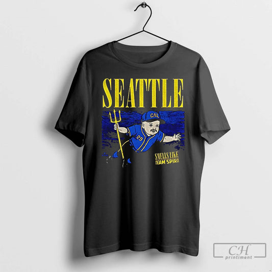 Premium Smells Like Team Spirit Cal Raleigh Seattle Mariners Never Mind Movie Style T Shirts - clothing by TeeHivey.com