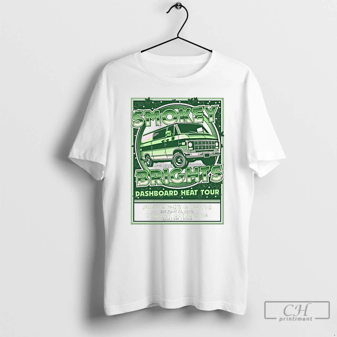 Premium Smokey Brights Dashboard Heat Tour Oct 14 2025 Renault T Shirts - clothing by TeeHivey.com