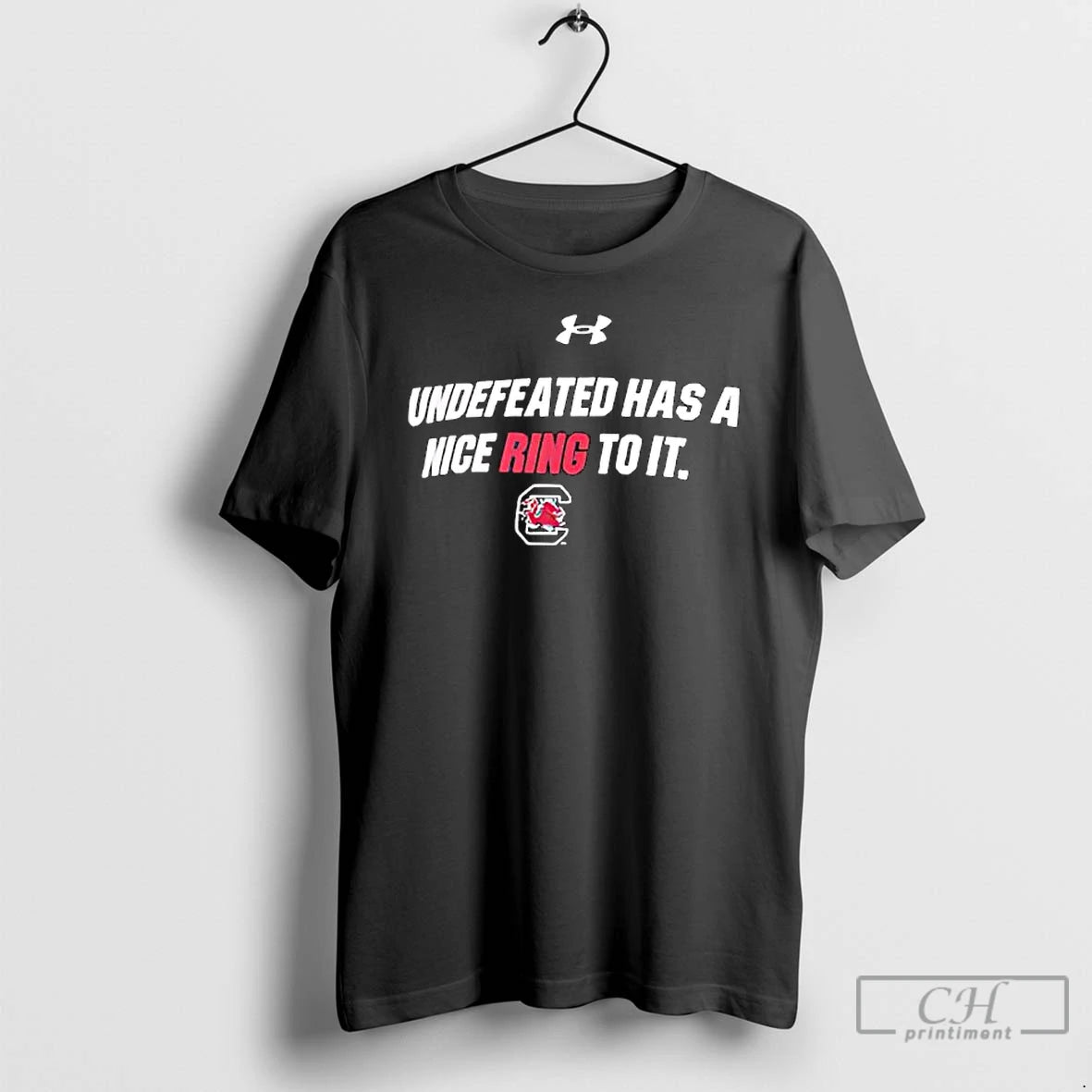 Premium South Carolina Gamecocks Undefeated Has A Nice Ring To It Logo T Shirts Sweater - clothing by TeeHivey.com