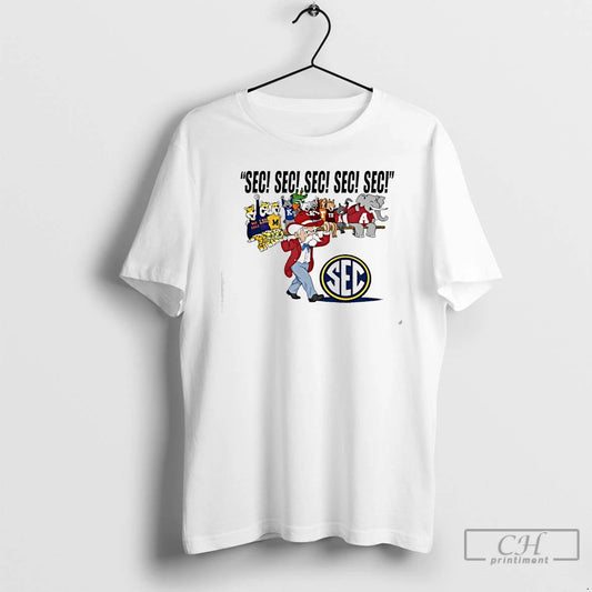 Premium Southeastern Conference Sec Sec Sec Sec Sec Mascots Logo - clothing by TeeHivey.com