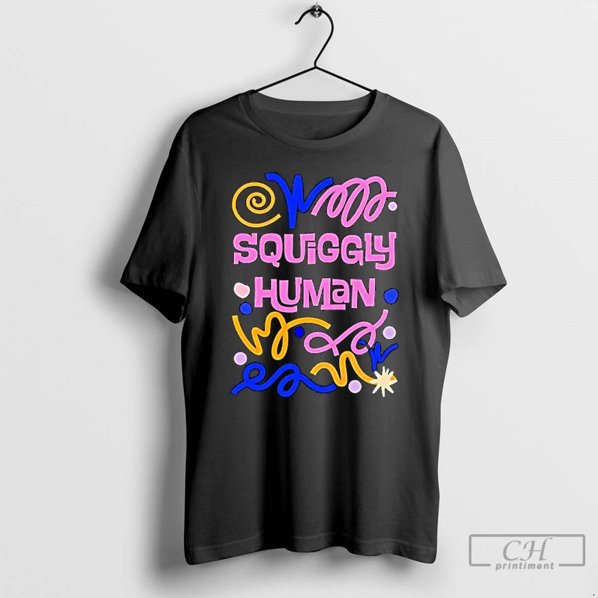 Premium Squiggly Human Design - clothing by TeeHivey.com