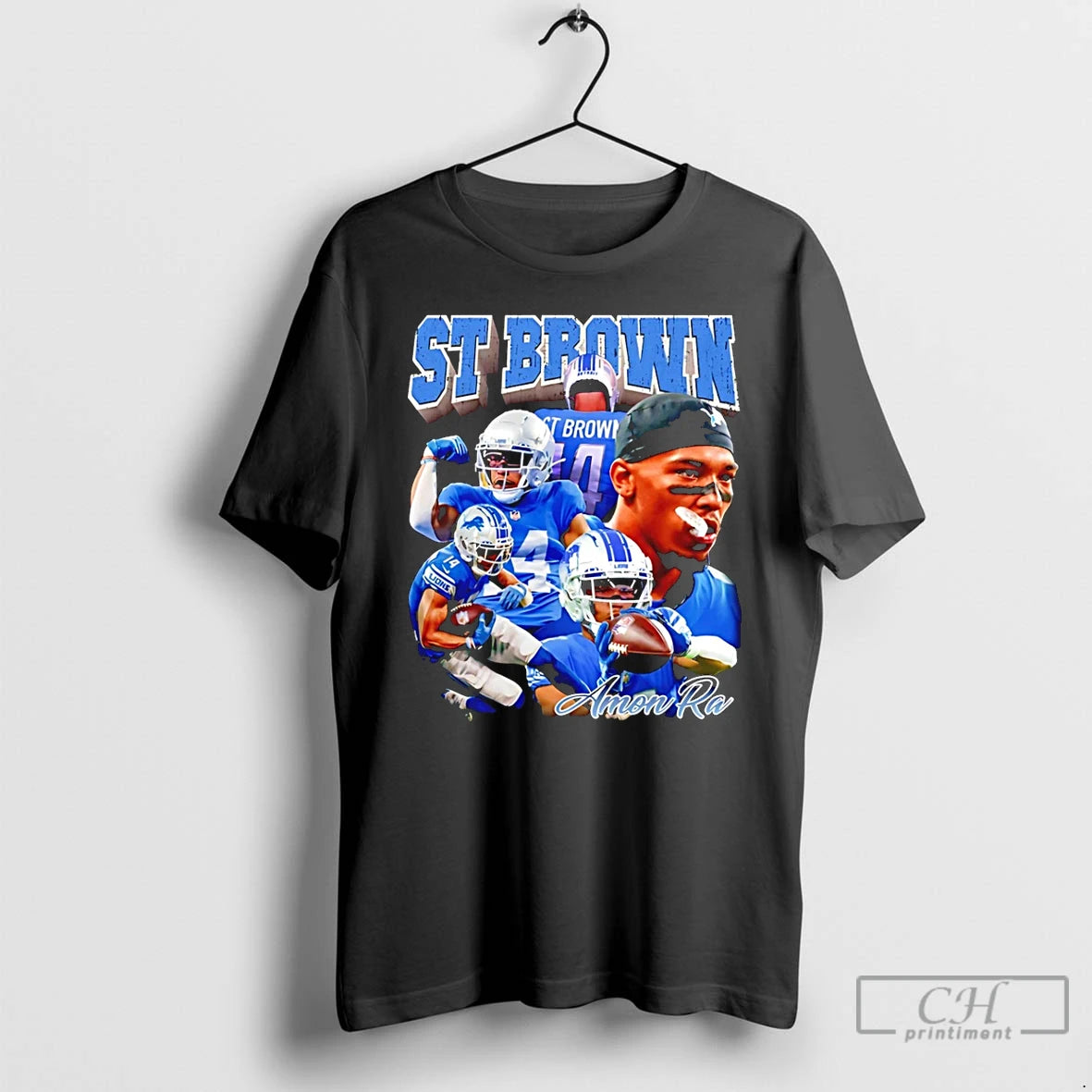 Premium St Brown Amon Ra Detroit Lions Vintage 90s 2026 - clothing by TeeHivey.com