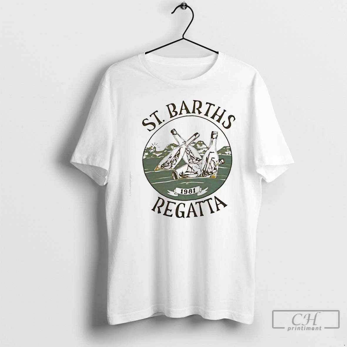 Premium St Barths Regatta 1981 Sailing Event Graphic - clothing by TeeHivey.com