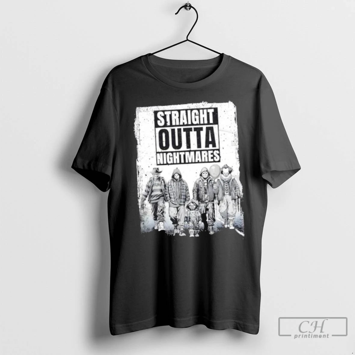 Premium Straight Outta Nightmares Horror Halloween Scary 1