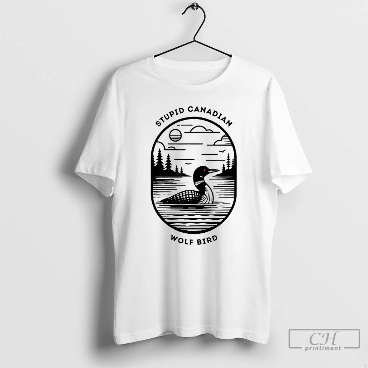 Premium Stupid Canadian Wolf Bird Hockey Romance Lgbt - clothing by TeeHivey.com