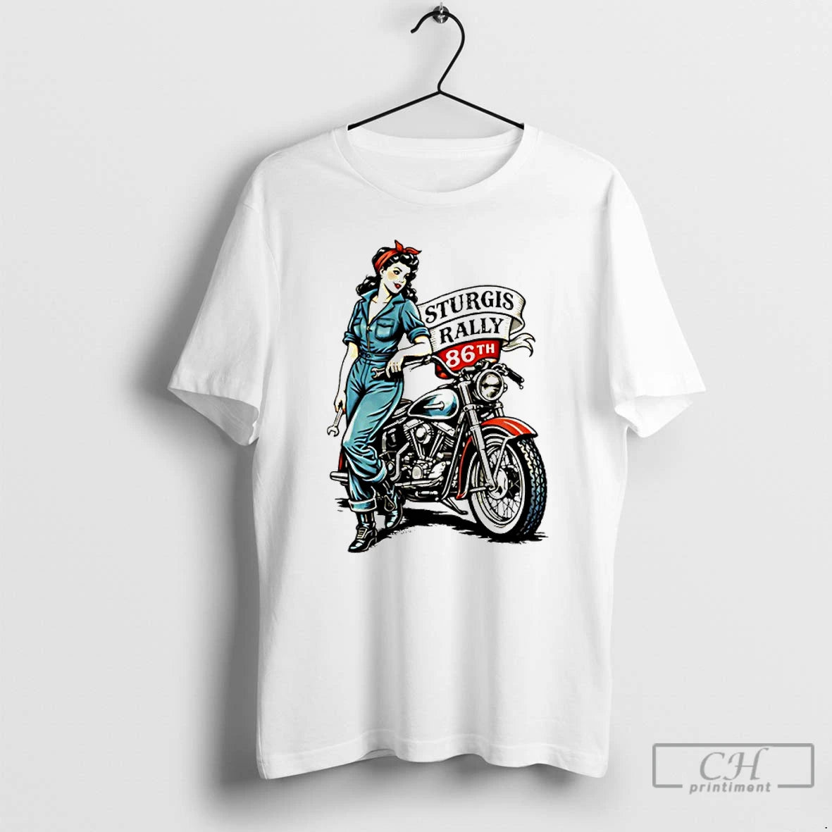 Premium Sturgis Iron Rose Pin Up 86th Anniversary 2026 - clothing by TeeHivey.com