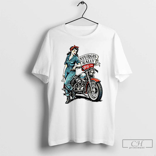 Premium Sturgis Iron Rose Pin Up 86th Anniversary 2026 - clothing by TeeHivey.com