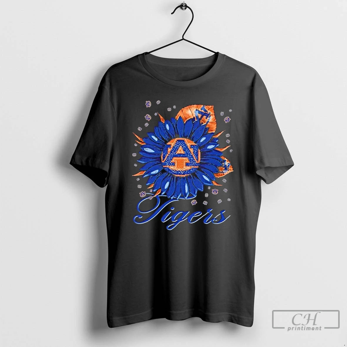 Premium Sunflower X Auburn Tigers Football Logo - clothing by TeeHivey.com