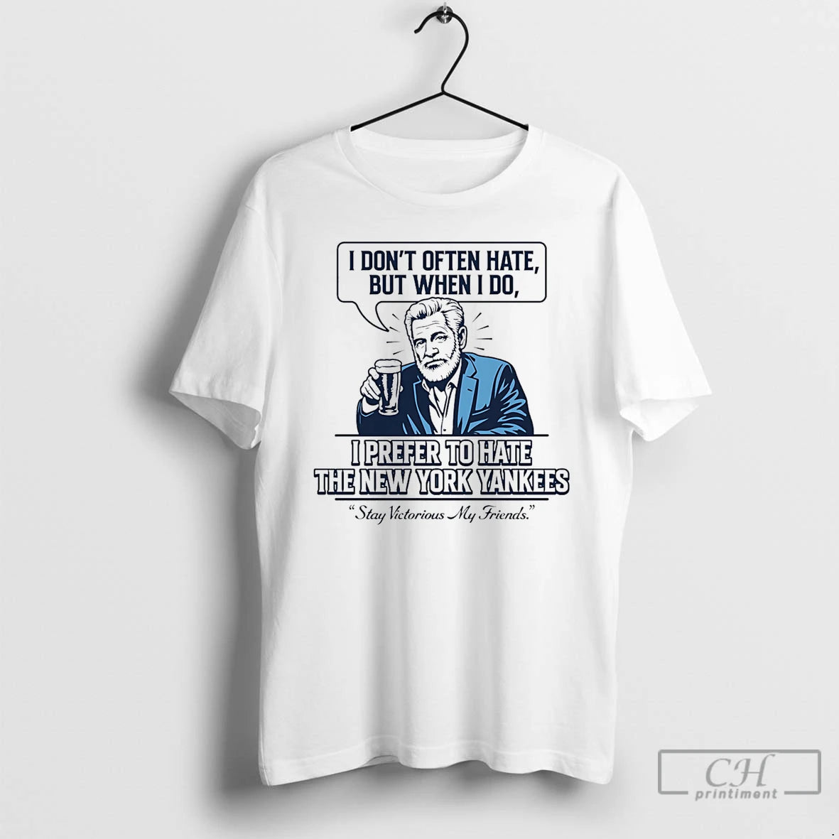 Premium Tb Baseball Stay Victorious I Prefer To Hate The New York Yankees T Shirts - clothing by TeeHivey.com