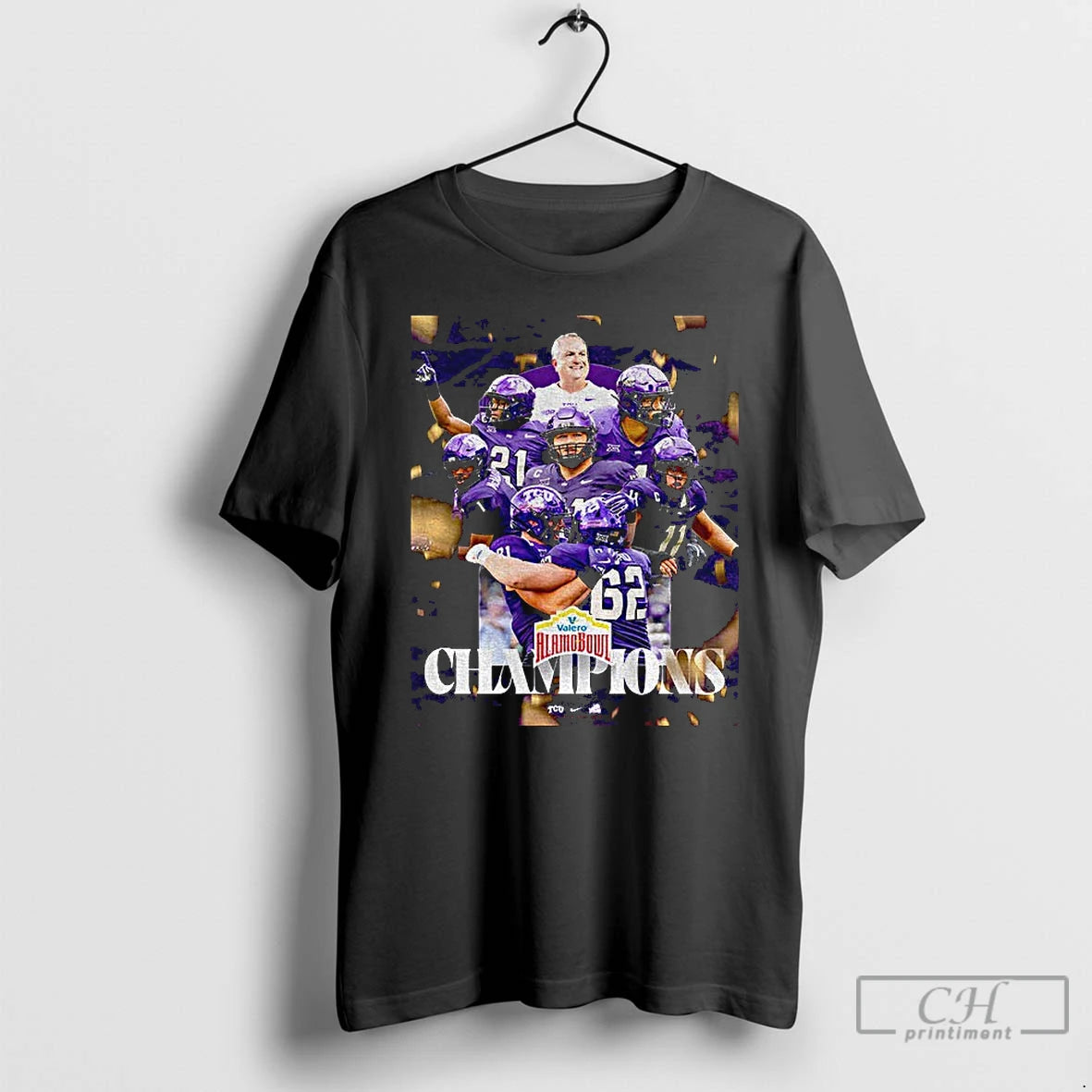 Premium Tcu Horned Frogs Football Alamo Bowl Champions - clothing by TeeHivey.com