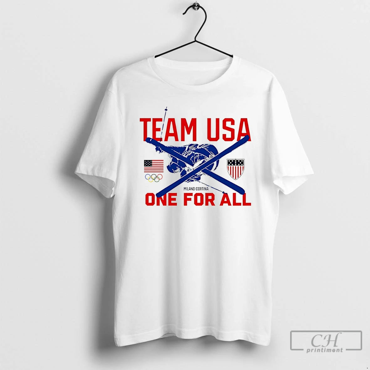 Premium Team Usa 2026 Winter Olympics One For All Christmas - clothing by TeeHivey.com
