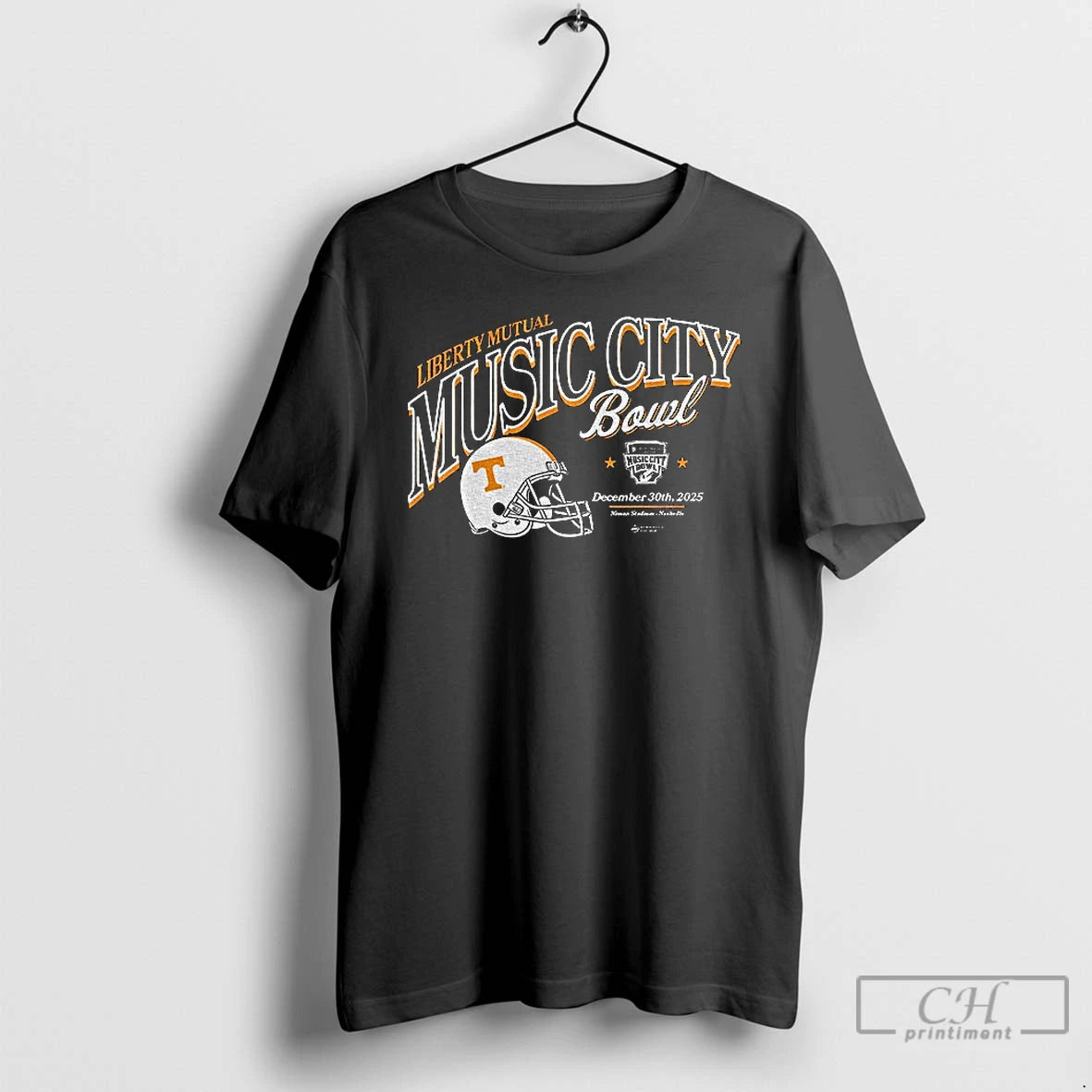 Premium Tennessee Volunteers Football 2025 Liberty Mutual Music City Bowl Vintage - clothing by TeeHivey.com