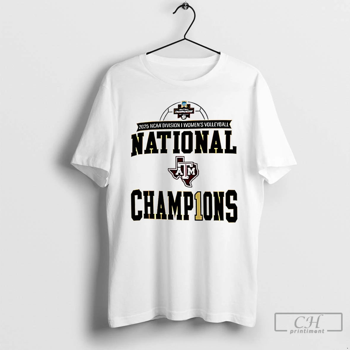 Premium Texas Am Aggies Volleyball National Champions 2025 Logo - clothing by TeeHivey.com
