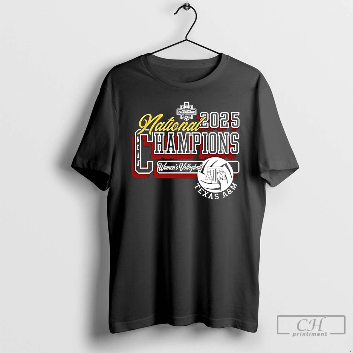 Premium Texas Am Aggies Womens Volleyball 2025 National Champions Logo - clothing by TeeHivey.com