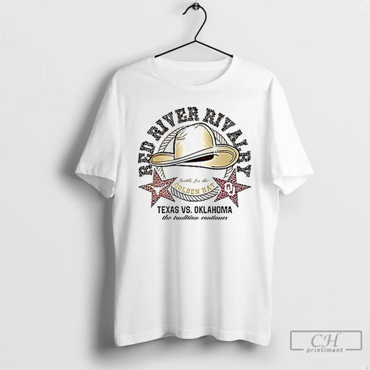 Premium Texas Longhorns Vs Oklahoma Sooners Red River Rivalry Ceramic Ceramic And Classic Dad Cap - clothing by TeeHivey.com