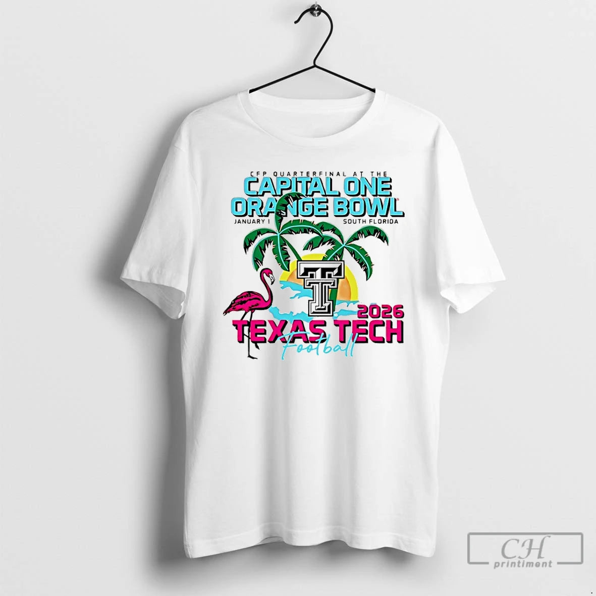 Premium Texas Tech Red Raiders 2026 Capital One Orange Bowl Game - clothing by TeeHivey.com