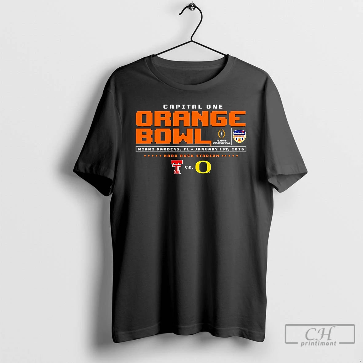 Premium Texas Tech Vs Oregon 2025 26 Orange Bowl Duck Hunt Game T Shirts Sweater - clothing by TeeHivey.com