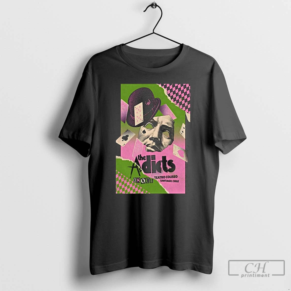 Premium The Adicts Oct 8 2025 In Santiago Chile Cards T Shirts - clothing by TeeHivey.com