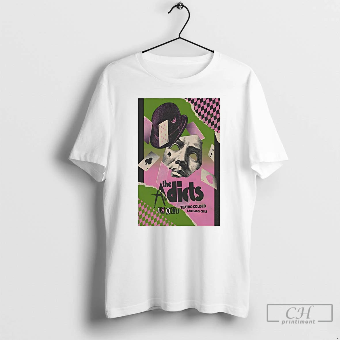 Premium The Adicts Santiago Oct 08 2025 Posters T Shirts - clothing by TeeHivey.com